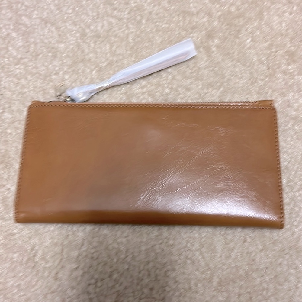 NWT HOBO leather zip wallet
